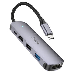 HOCO HB27 Type C Multi Function Converter HDTV USB3.0 USB2.0 PD