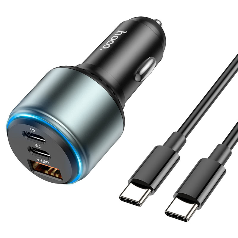 HOCO NZ9 Galloper 95W Three Port Car Charger