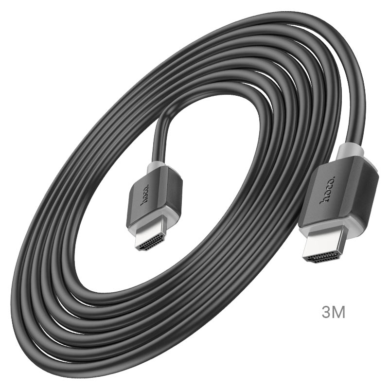 HOCO US08 HDTV 2.0 Male to Male 4K HD Data Cable 3m
