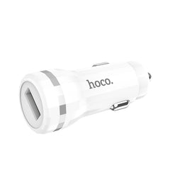 شاحن سيارة HOCO Z27A Plug Staunch بمنفذ واحد 18 واط