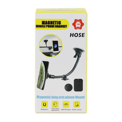 حامل هاتف مغناطيسي للسيارة من HOSE H-CTL038 ذو ذراع طويل مع دوران 360 درجة ومثبت ذراع من الألومنيوم