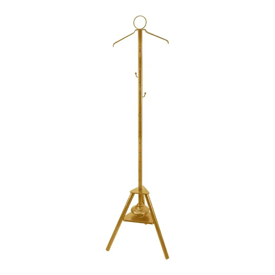 Incense Burner Clothes Stand with Garment Hangers and Built-In Mabkhar Base