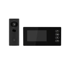 Wireless Video Doorbell with 2.4G Connection, Two-Way Audio, IR Night Vision, Battery Powered Indoor Monitor & Outdoor Camera System