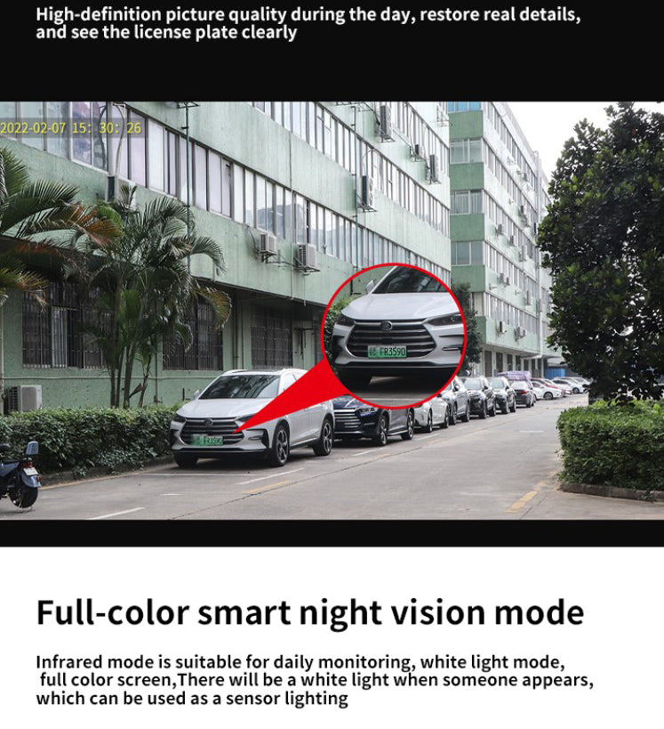 4G Solar 2MP PTZ Outdoor Camera with Full Color Night Vision, Motion Detection Alarm & Light & 2-Way Audio