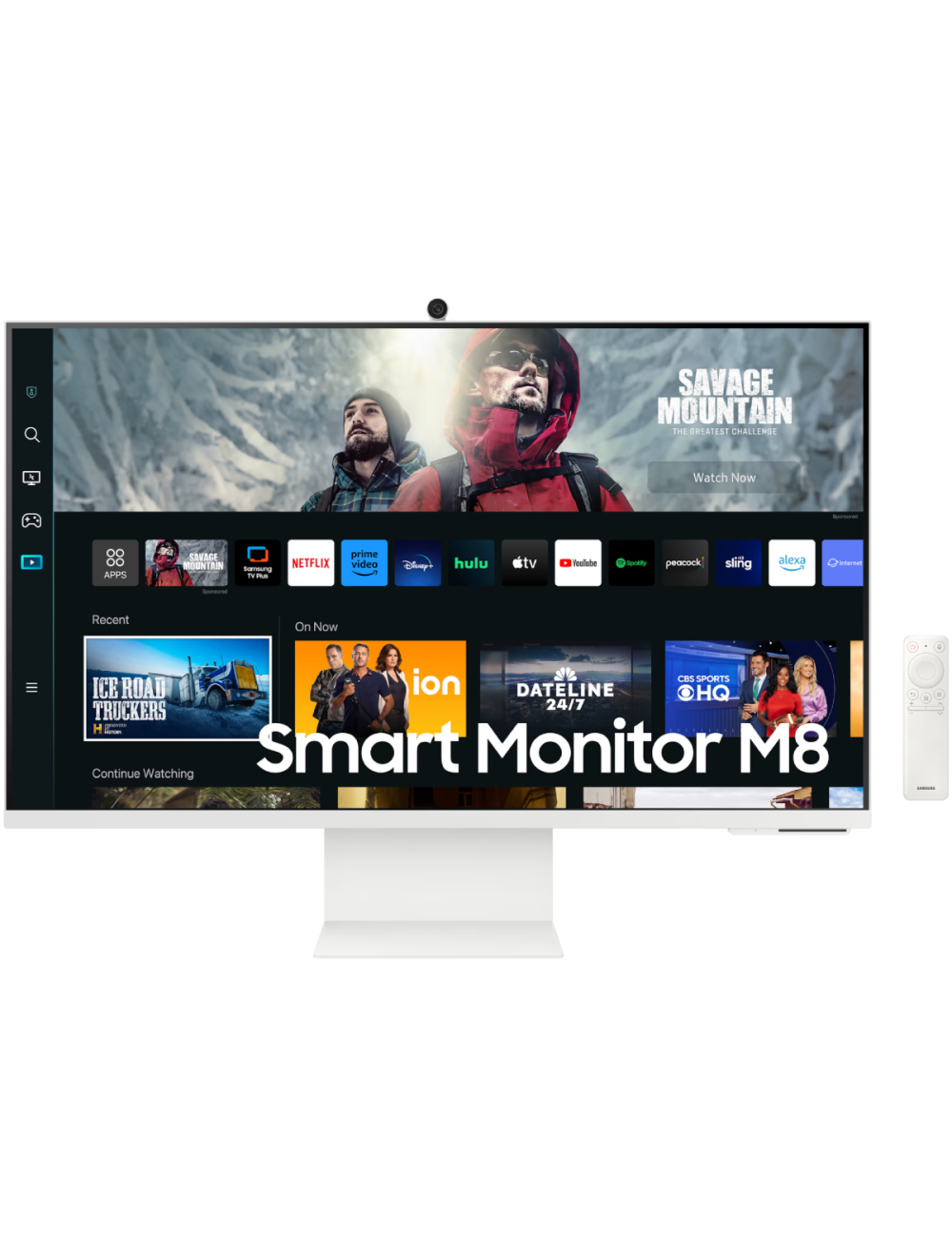 Samsung 32 inch 4K Smart Monitor M8 - 60Hz - White