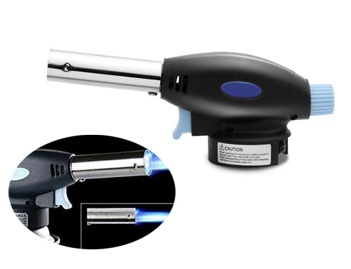 "Multi-Purpose Butane Blow Torch Head with Adjustable Gas Flow for Cooking, DIY, and Outdoors "