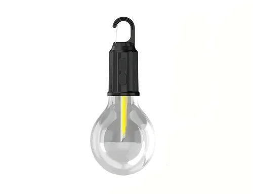 Portable Rechargeable LED Camping Bulb Light with 3 Brightness Modes, Type-C Charging, 360° Warm Light, Hanging Hook & Weather-Resistant Design
