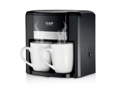 RAF 5-in-1 650W Multifunctional Coffee Maker with Twin Brewing Cycle - 420 ML