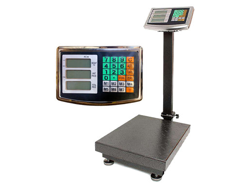 Wireless Rechargeable High-Capacity Electronic Digital Platform Weighing Scale - 200KG Capacity with LED Display
