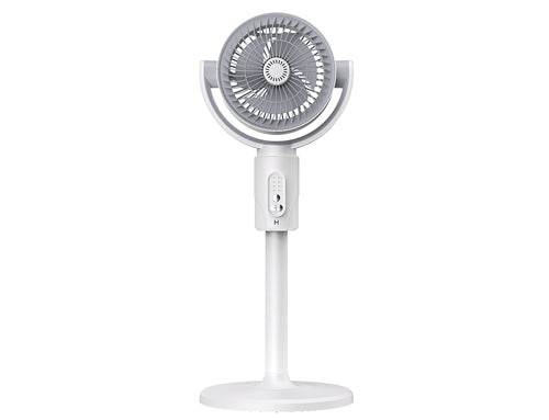 Portable Rechargeable Desktop & Floor Circulating Fan with 5-Speed Settings, Remote & Type-C Charging