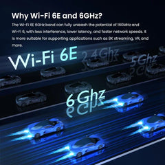 AXE5700 Whole Home Mesh Wi-Fi 6E System (3 Pack)