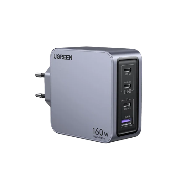UGREEN Nexode Pro 160W 4-Port USB C GaN Fast Charger Set UK25878