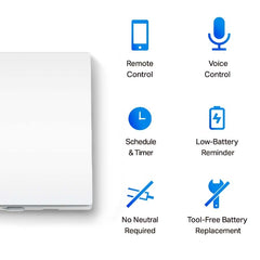 Smart Light Switch, 1-Gang 1-Way