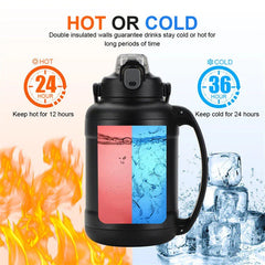 D.Kadi KD7067, Gym Outdoor Sports Vacuum Water Bottle - 1500ml