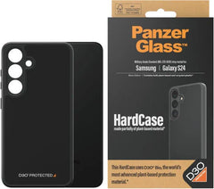 PanzerGlass HardCase D3O® Bio Protective Case for Samsung Galaxy S24 with Military Grade Drop Protection, Recycled Materials & Scratch Resistant Black Cover