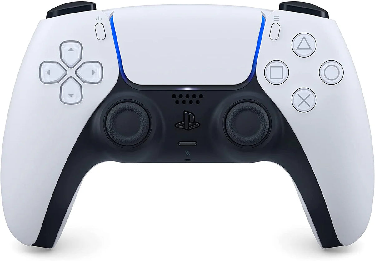 DualSense Wireless Controller PS5 White + Sades ME6S Tyto Gaming Microphone White Bundle