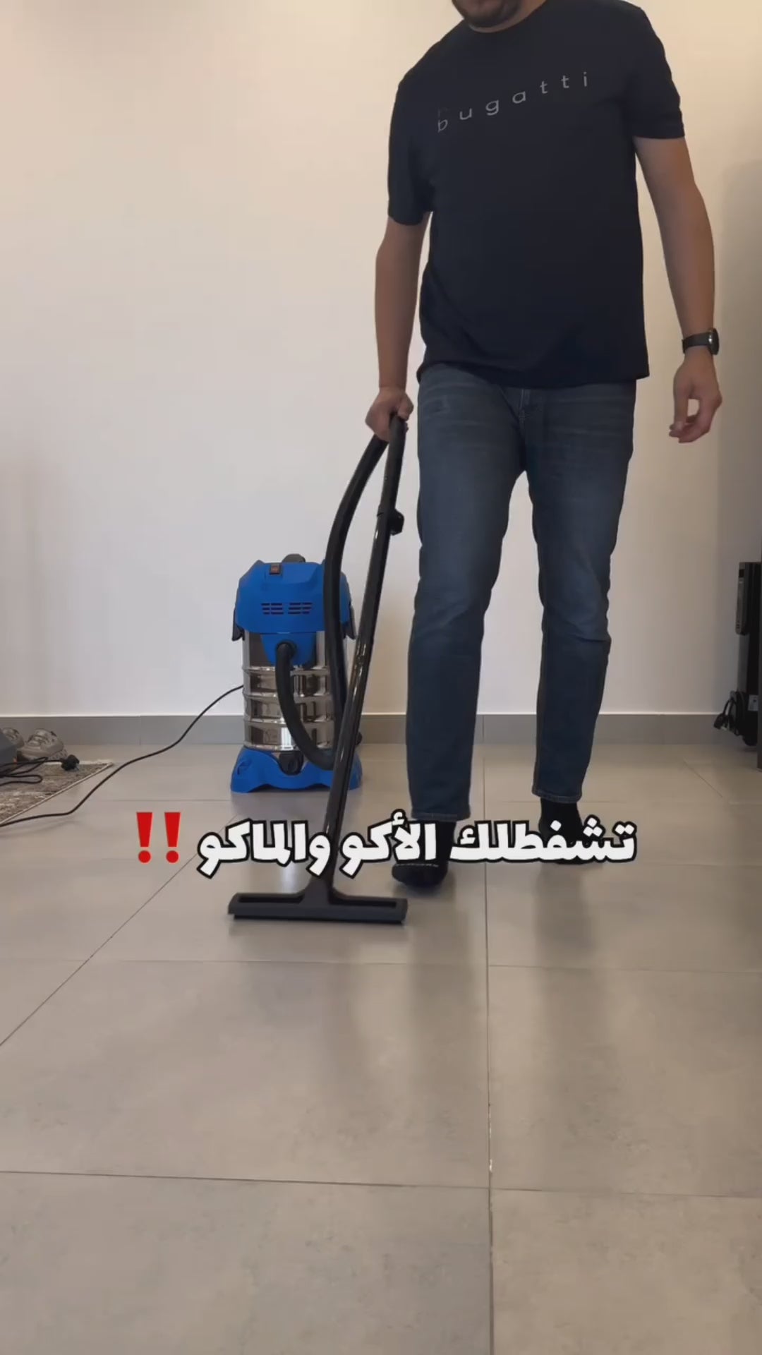 Puresweep Heavy Duty Wet & Dry Vacuum Cleaner with Steel Pipe & Large Capacity Tank - 2800W & 30 Litres