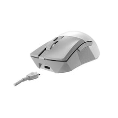 Asus P711 Rog Gladius III Aim Point Wireless/Bluetooth DPI 36,000 Out Standing 119-Hour Battery Life (79 Gram) Gaming Mouse - White