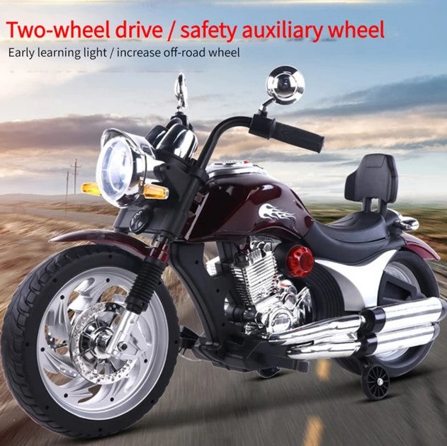 Electric Adventure Ride-On Motorcycle Bike for Kids