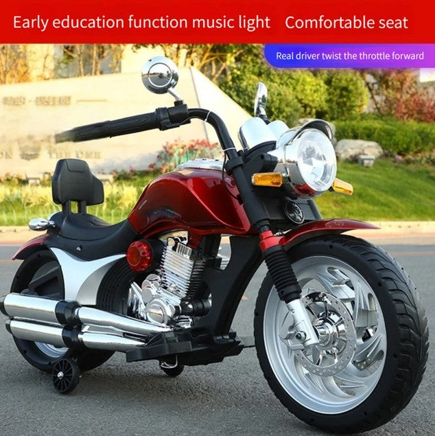 Electric Adventure Ride-On Motorcycle Bike for Kids