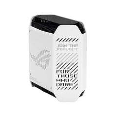 Asus ROG Rapture GT6 Wifi 6 Tri-Band Gaming Mesh Router 2.5GE Wan Port, Ai Protection, 1 Pack System - White