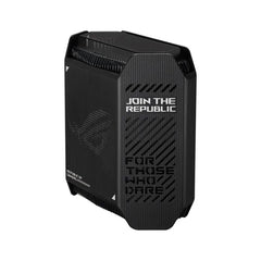 Asus ROG Rapture GT6 Wifi 6 Tri-Band Gaming Mesh Router 2.5GE Wan Port, Ai Protection, 1 Pack System - Black