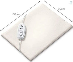 Sanitas SHK Electric Heating Pad with 3 Heat Settings, Auto Shut-Off 90 Minutes, Washable Cotton Cover - 30 x 40 cm
