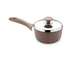 Saflon Granite Saucepan With Stainless Steel Lid