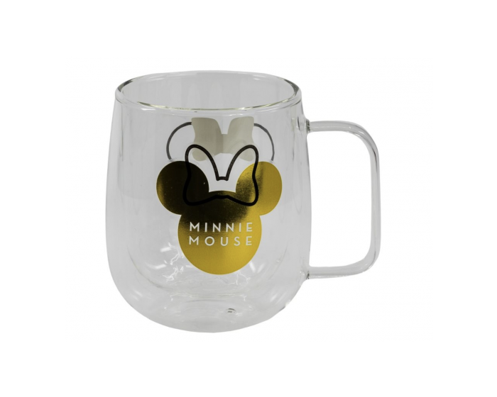 Stor Double Wall Glass Minnie Mug 290 ml