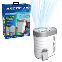 Arctic Cool Breeze Jet Wearable Air Cooler, USB Rechargeable Portable Waist Clip Fan with 3 Adjustable Speeds, Hands-Free Cooling & Up to 12 Hours Runtime