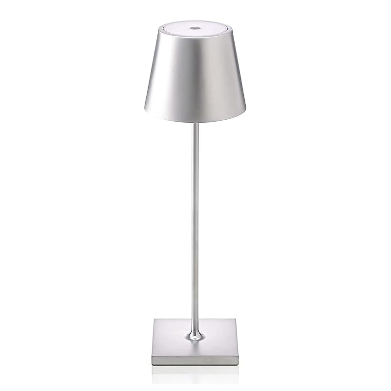 Modern LED Desk Touch Lamp with Dimming - Rechargeable, Waterproof Table Lamp for Home and Outdoor Use