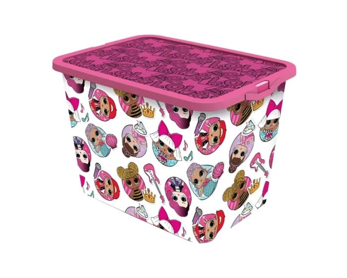 STOR STORAGE CLICK BOX 23 L LOL SURPRISE ROCK ON