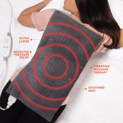Massaging Heating Weighted Pad for Targeted Muscle and Joint Relief