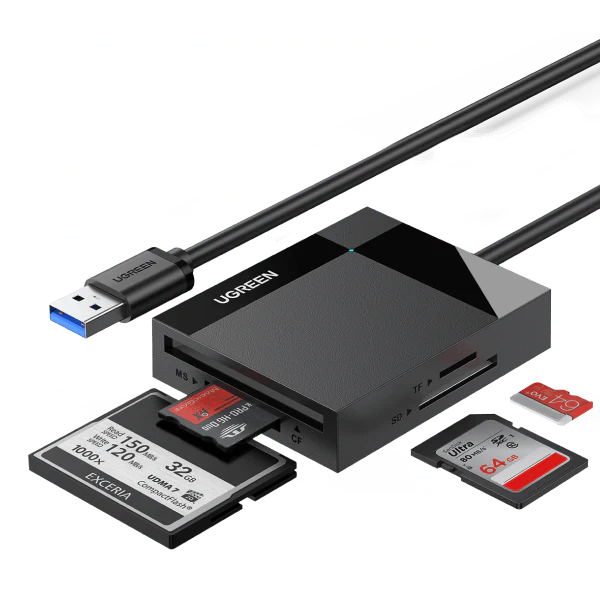 UGREEN USB 3.0 Card Reader TF+SD black
