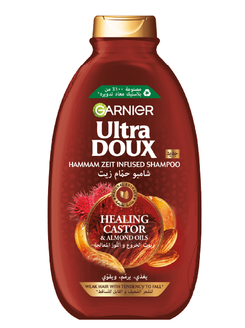 Garnier Ultra Doux Castor Oil Shampoo 400ML