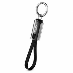 Go-Des GD-UC683-2 27W USB-C to Lightning Keychain Fast-Charging and 480Mbps Data Cable with Braided Wire