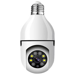 360° 2MP Bulb Fit Wireless WiFi Security Camera with Night Vision and Motion Detection