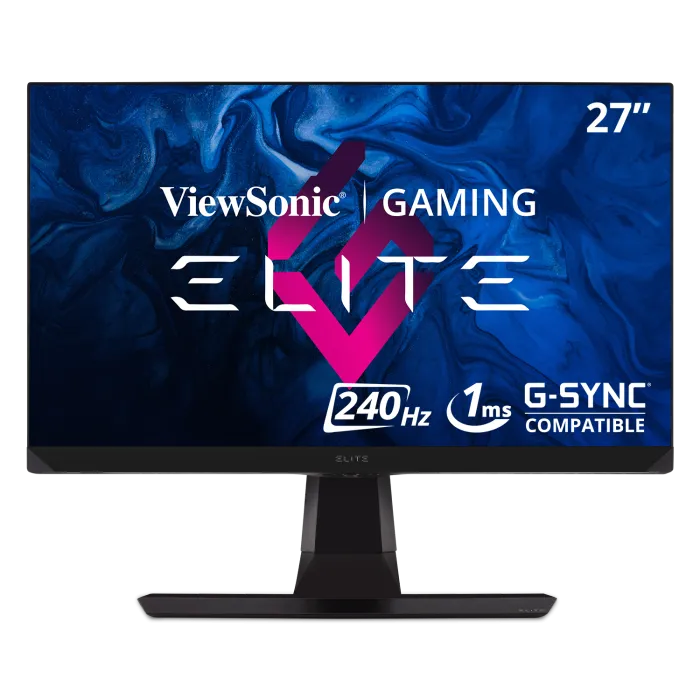 شاشة ألعاب XG270 - 27 بوصة ELITE بدقة 1080p وزمن استجابة 1 مللي ثانية ومعدل تحديث 240 هرتز بتقنية IPS ومتوافقة مع تقنية G-Sync