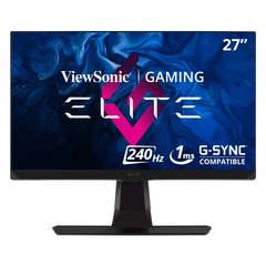 شاشة ألعاب XG270 - 27 بوصة ELITE بدقة 1080p وزمن استجابة 1 مللي ثانية ومعدل تحديث 240 هرتز بتقنية IPS ومتوافقة مع تقنية G-Sync